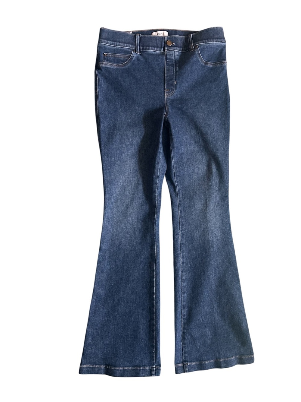 Spanx High Rise Flare Jeans in Large